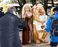 Gloria Gray bei der Löwenparade am Nockherberg fotografiert von Folker Schellenberg