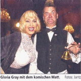 Münchner Merkur, 19.10.06, S.17 Gloria Gray bei der Premiere von Witzigmann & Roncalli Bajazzo