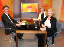 04.06.07: Gloria Gray und Kai Wörsching als Talk-Gäste in STADTGESPRÄCHE mit Jörg van Hooven bei MÜNCHEN TV