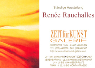 20.04.07: Gloria Gray bei der Vernissage INNENWELTEN von Renee Rauchalles in der ZEIT für KUNST-GALERIE in München